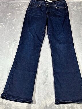 Levi’s 529 Curvy Bootcut Women’s Dark Wash Blue Denim Jeans Pockets Sz 12